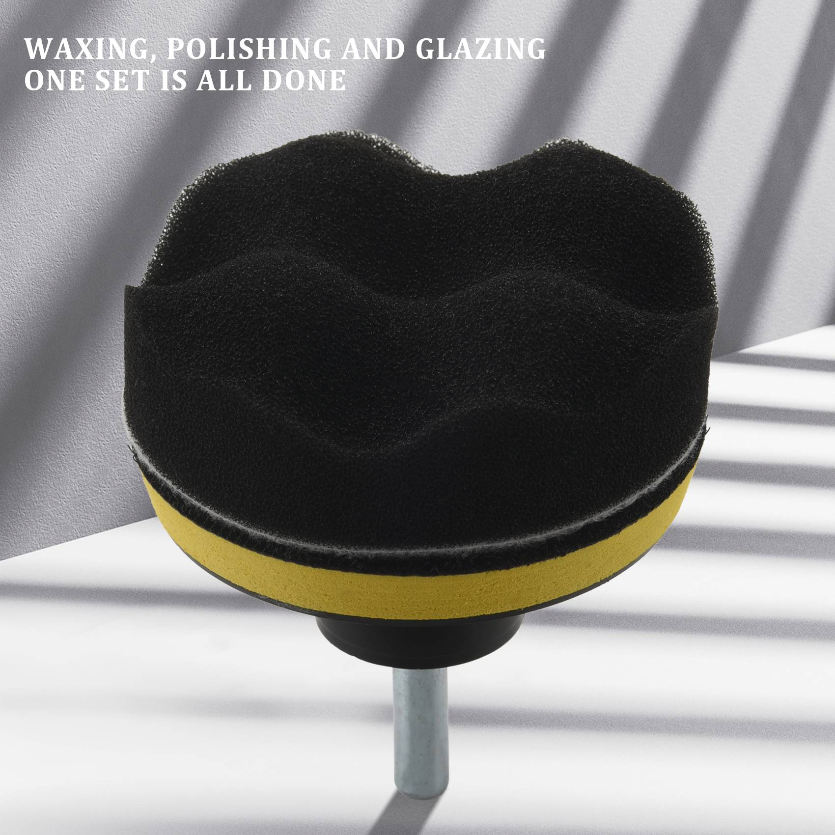 Polish Pad Set Buffer - BAAG-11Pcs 3 Inch Waves Buffer Polishing