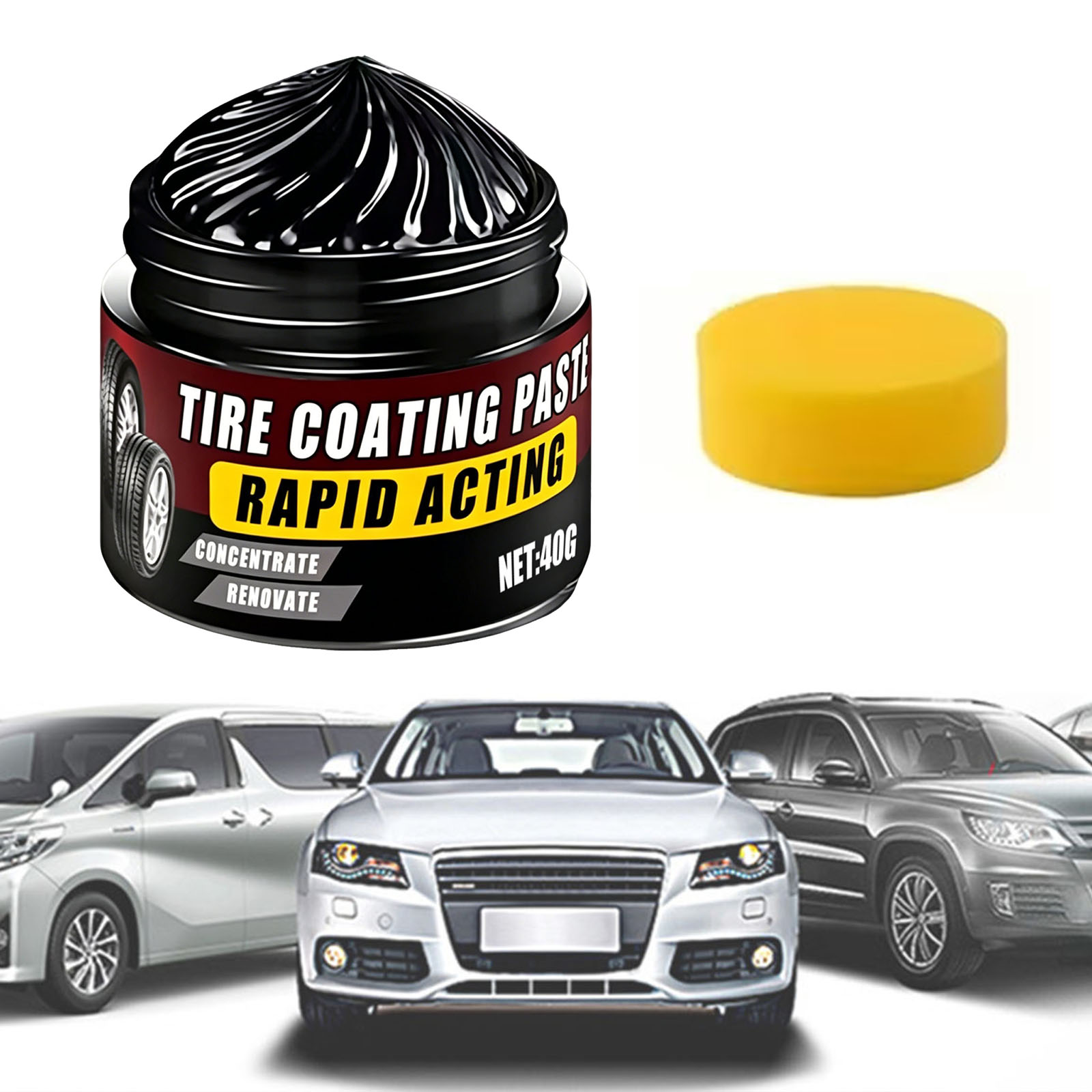 Trim Restorer Plastic - Tire Coating UV Protection Car Interior