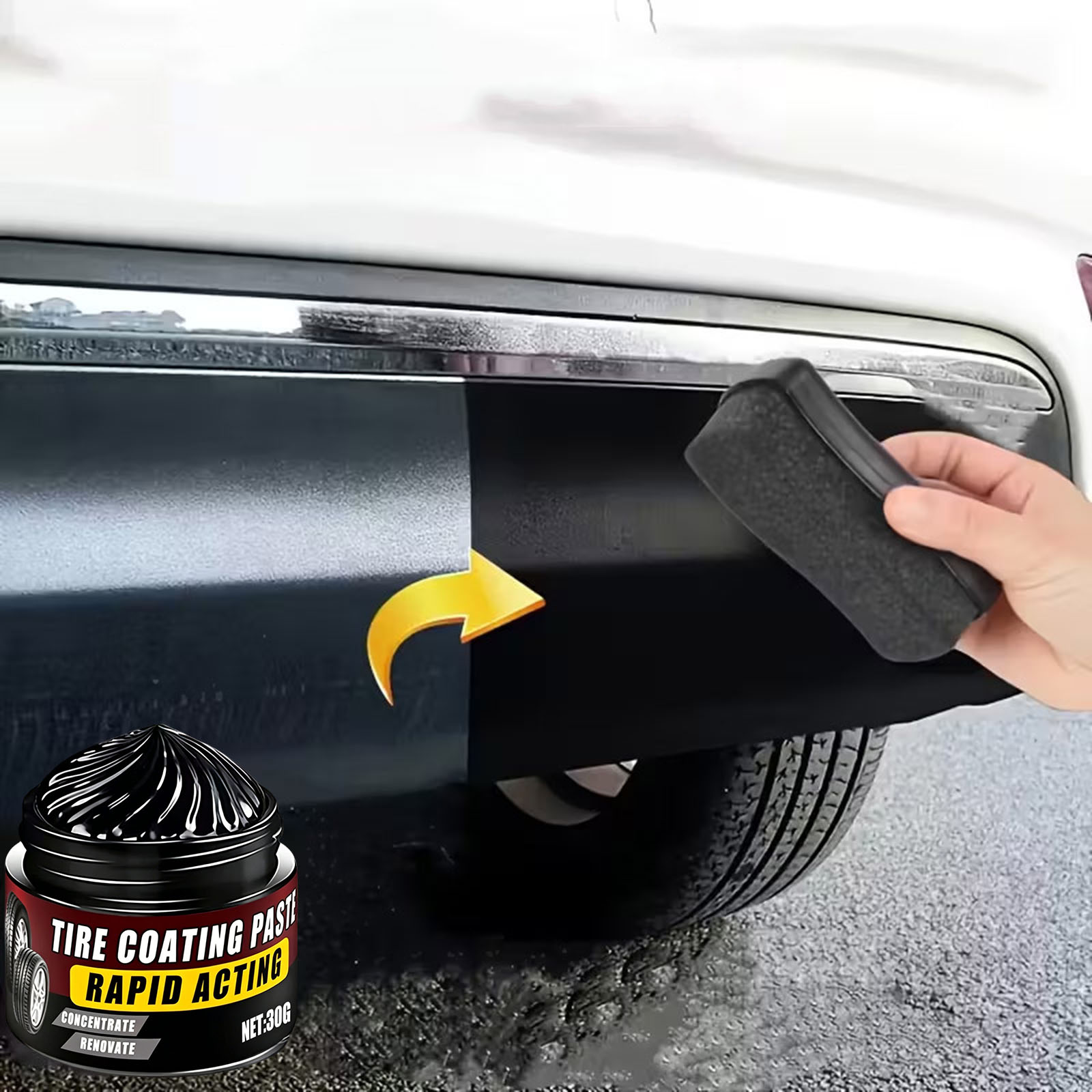 Tire Coating UV Protection Car - đánh giá và giá Trim Restorer Plastic